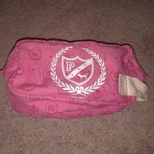 Pink make up bag